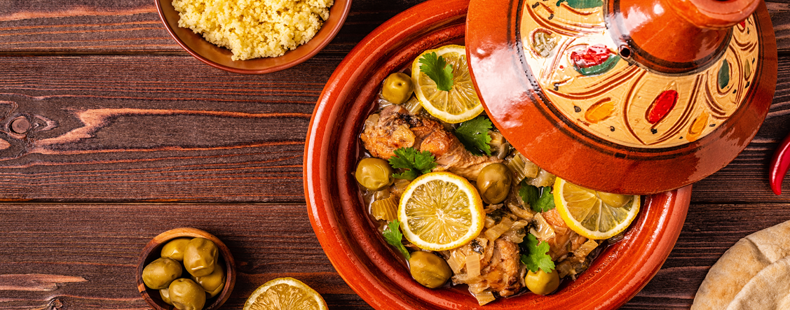 Tajine poulet aux olives