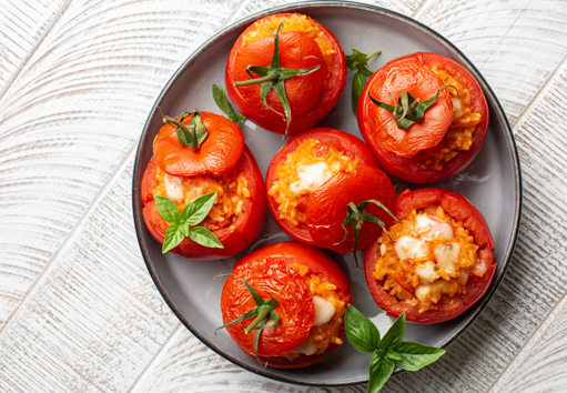 Soufflé en tomates